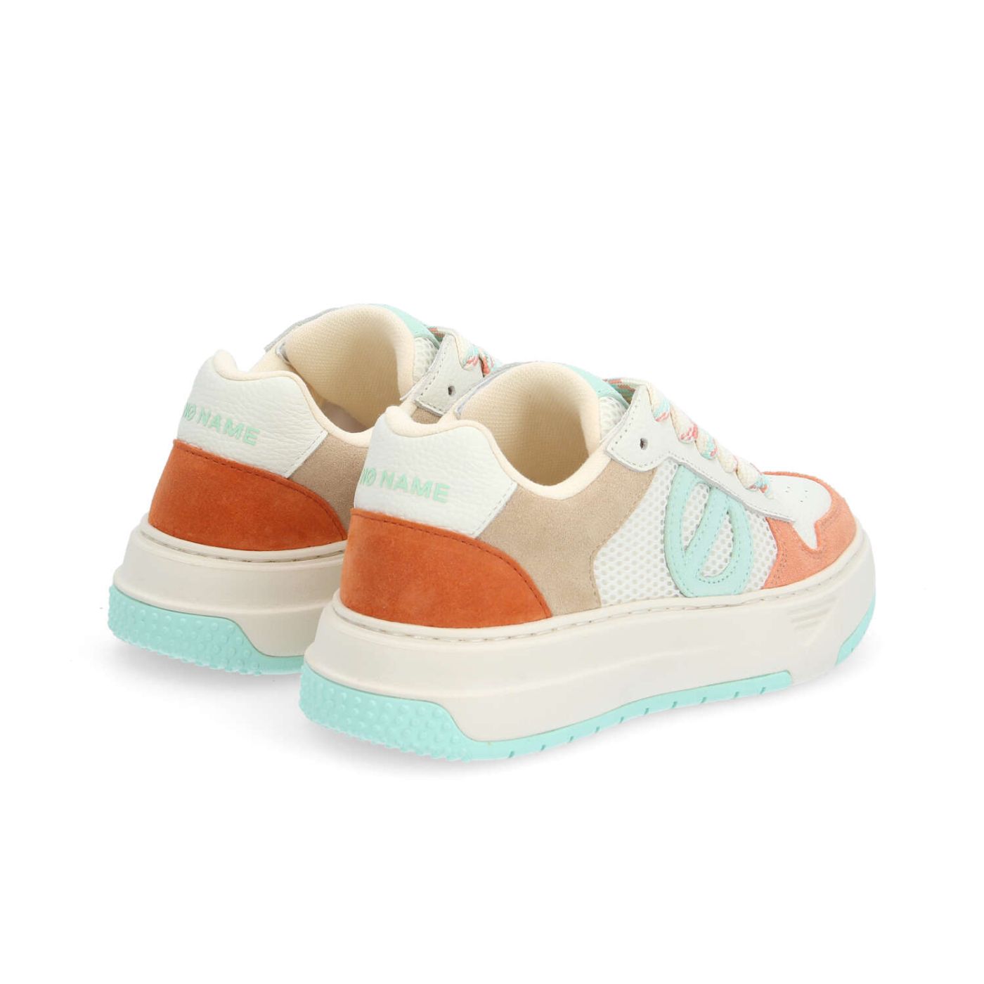 ALISON SNEAKER W - SUEDE/MESH/SUED - MELON/BLANC CASSE/TURQUOISE